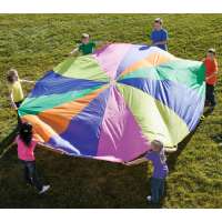 Sensory integration toys Rainbow kids play Parachute toy