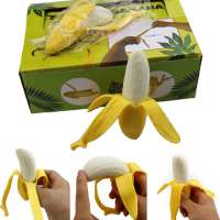 Banana Squishy Toys Squeeze Antistress Novelty Toy Stress Relief Venting Joking Decompression Funny Toys